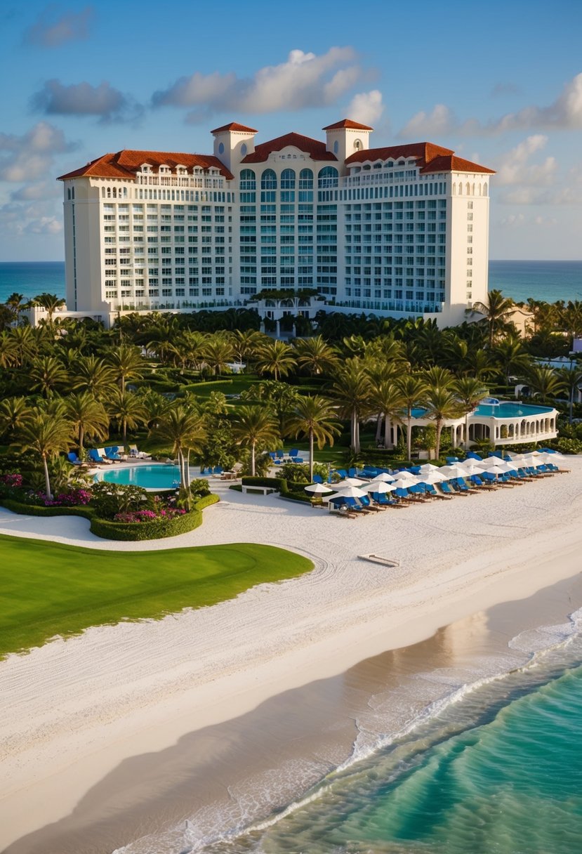 The Breakers Palm Beach: A grand, oceanfront resort with lush gardens, a stunning beach, and elegant architecture