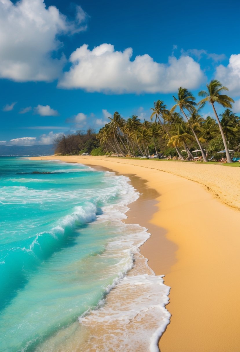 Golden sand, turquoise waves, palm trees, and clear blue skies at the 5 best beaches in Honolulu